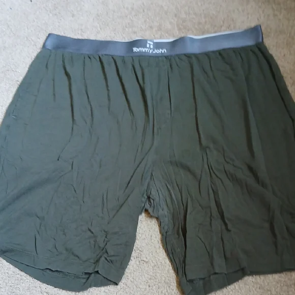 Tommy John Men's Dark Green Boxer Briefs - Picture 1 of 1